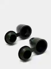 Зелёный хаки наконечники для шнура, 2 шт