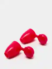 Фуксия наконечники для шнура, 2 шт