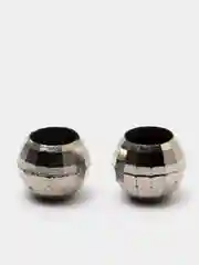 Серебряный наконечник для шнура 2 шт