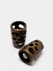 Бронзовый наконечник для шнура 2 шт