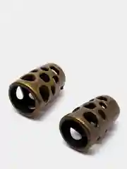 Бронзовый наконечник для шнура 2 шт
