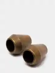 Бронзовый наконечники для шнура 2 шт