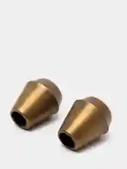 Бронзовый наконечники для шнура 2 шт
