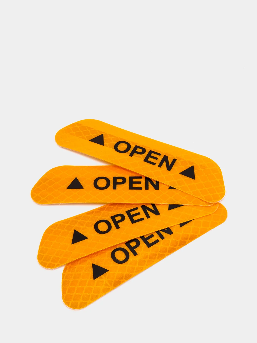 Желтый светоотражающая наклейка на авто Open