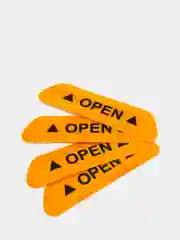 Желтый светоотражающая наклейка на авто Open
