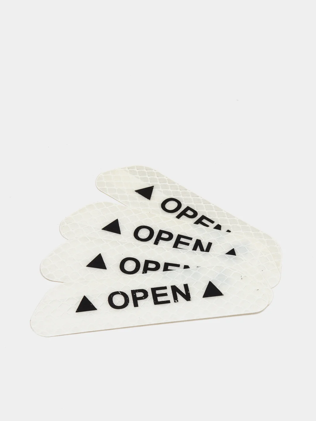 Серый светоотражающая наклейка на авто Open