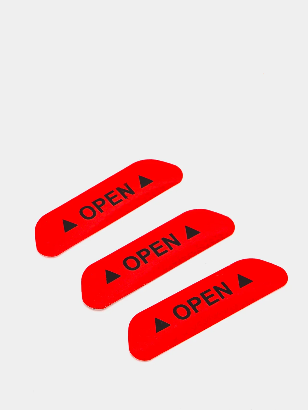 Красный светоотражающая наклейка на авто Open
