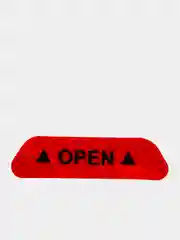 Красный светоотражающая наклейка на авто Open