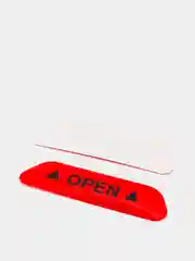 Красный светоотражающая наклейка на авто Open