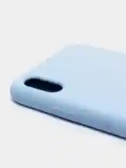 Небесно-голубой чехол Silicone Case силиконовый с микрофиброй IPhone 5/5s/SE 6/6s 7/8 7+/8+ X/XS / 11 / 12