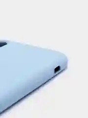 Небесно-голубой чехол Silicone Case силиконовый с микрофиброй IPhone 5/5s/SE 6/6s 7/8 7+/8+ X/XS / 11 / 12