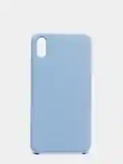 Небесно-голубой чехол Silicone Case силиконовый с микрофиброй IPhone 5/5s/SE 6/6s 7/8 7+/8+ X/XS / 11 / 12