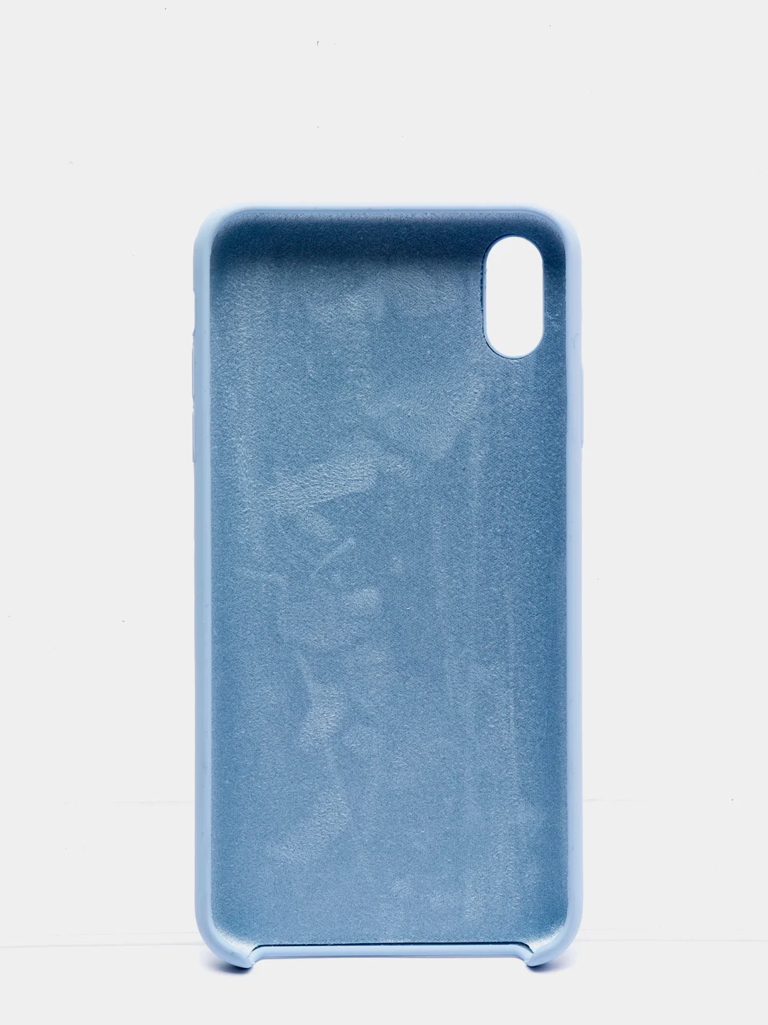 Небесно-голубой чехол Silicone Case силиконовый с микрофиброй IPhone 5/5s/SE 6/6s 7/8 7+/8+ X/XS / 11 / 12