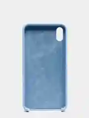 Небесно-голубой чехол Silicone Case силиконовый с микрофиброй IPhone 5/5s/SE 6/6s 7/8 7+/8+ X/XS / 11 / 12