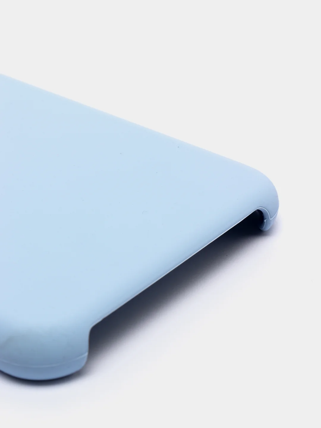 Небесно-голубой чехол Silicone Case силиконовый с микрофиброй IPhone 5/5s/SE 6/6s 7/8 7+/8+ X/XS / 11 / 12