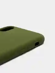 Зеленый чехол Silicone Case силиконовый с микрофиброй IPhone 5/5s/SE 6/6s 7/8 7+/8+ X/XS / 11 / 12