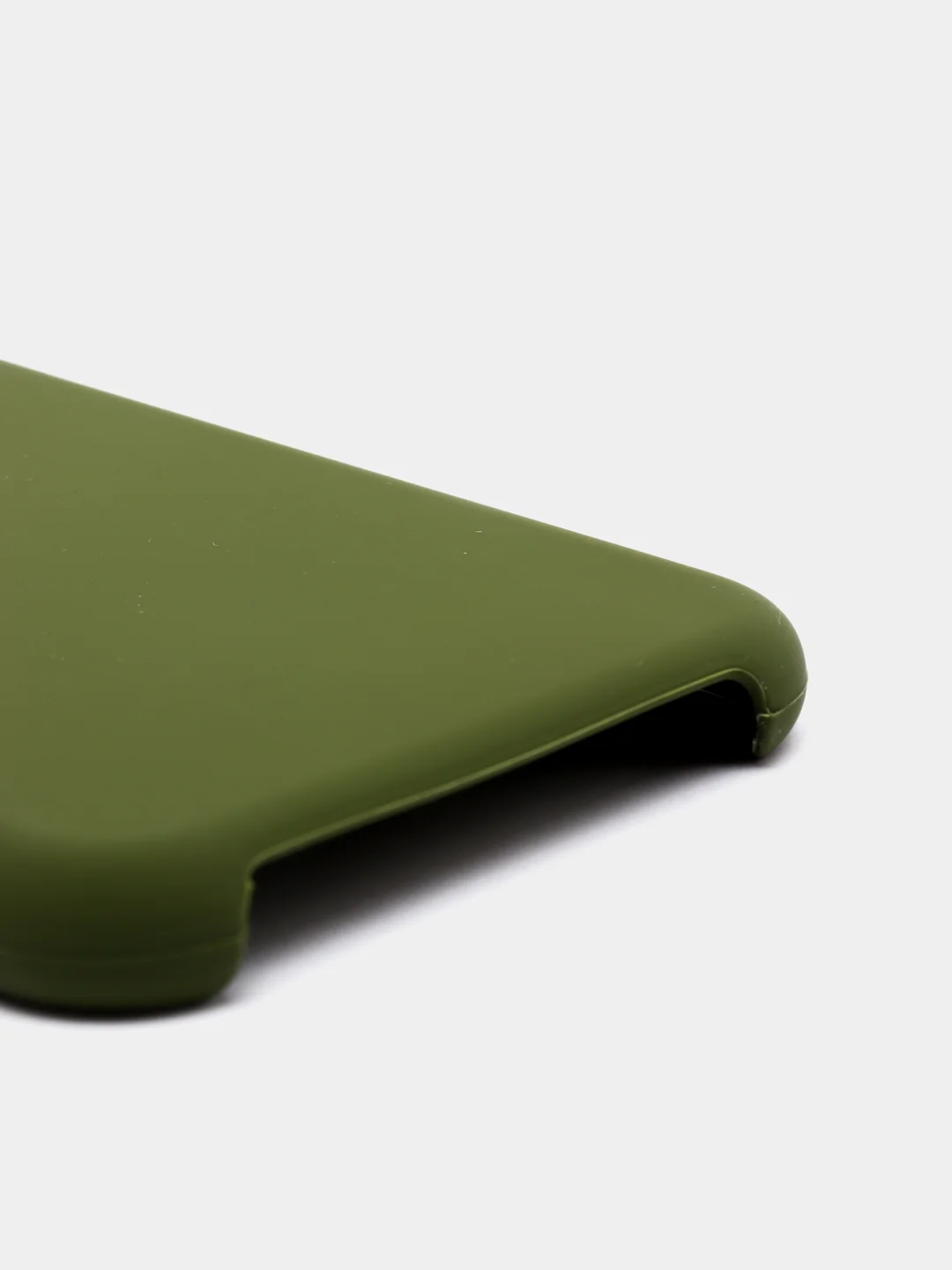Зеленый чехол Silicone Case силиконовый с микрофиброй IPhone 5/5s/SE 6/6s 7/8 7+/8+ X/XS / 11 / 12