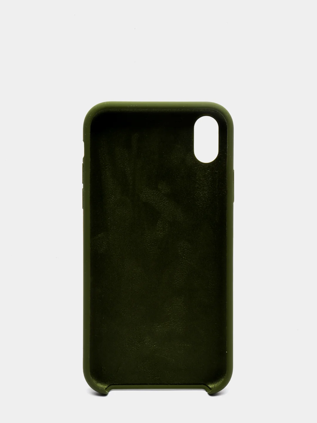 Зеленый чехол Silicone Case силиконовый с микрофиброй IPhone 5/5s/SE 6/6s 7/8 7+/8+ X/XS / 11 / 12