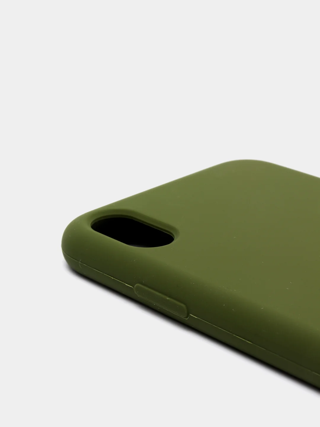 Зеленый чехол Silicone Case силиконовый с микрофиброй IPhone 5/5s/SE 6/6s 7/8 7+/8+ X/XS / 11 / 12