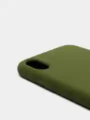 Зеленый чехол Silicone Case силиконовый с микрофиброй IPhone 5/5s/SE 6/6s 7/8 7+/8+ X/XS / 11 / 12