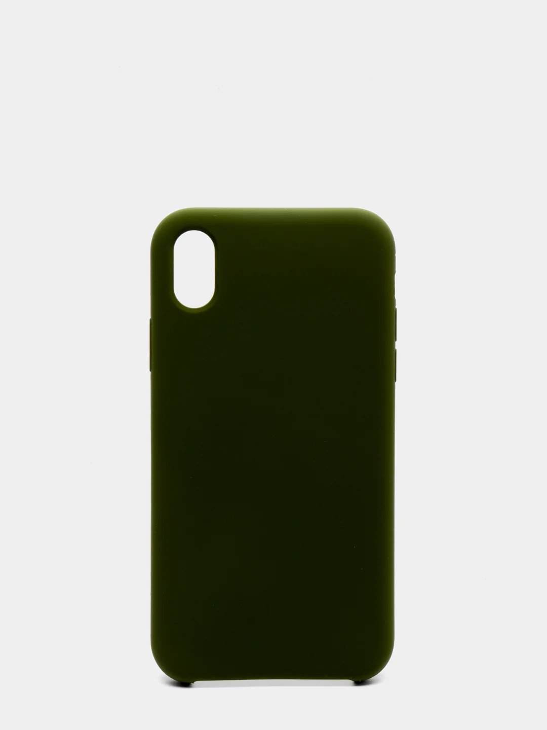 Зеленый чехол Silicone Case силиконовый с микрофиброй IPhone 5/5s/SE 6/6s 7/8 7+/8+ X/XS / 11 / 12