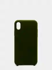Зеленый чехол Silicone Case силиконовый с микрофиброй IPhone 5/5s/SE 6/6s 7/8 7+/8+ X/XS / 11 / 12