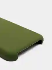 Зеленый чехол Silicone Case силиконовый с микрофиброй IPhone 5/5s/SE 6/6s 7/8 7+/8+ X/XS / 11 / 12