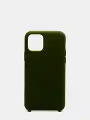 Зеленый чехол Silicone Case силиконовый с микрофиброй IPhone 5/5s/SE 6/6s 7/8 7+/8+ X/XS / 11 / 12