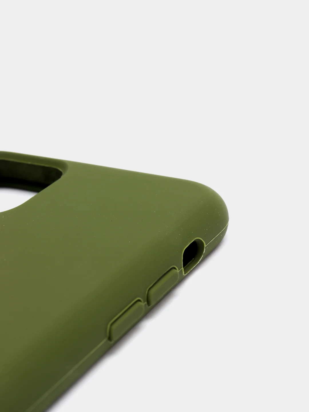 Зеленый чехол Silicone Case силиконовый с микрофиброй IPhone 5/5s/SE 6/6s 7/8 7+/8+ X/XS / 11 / 12
