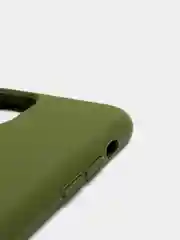 Зеленый чехол Silicone Case силиконовый с микрофиброй IPhone 5/5s/SE 6/6s 7/8 7+/8+ X/XS / 11 / 12