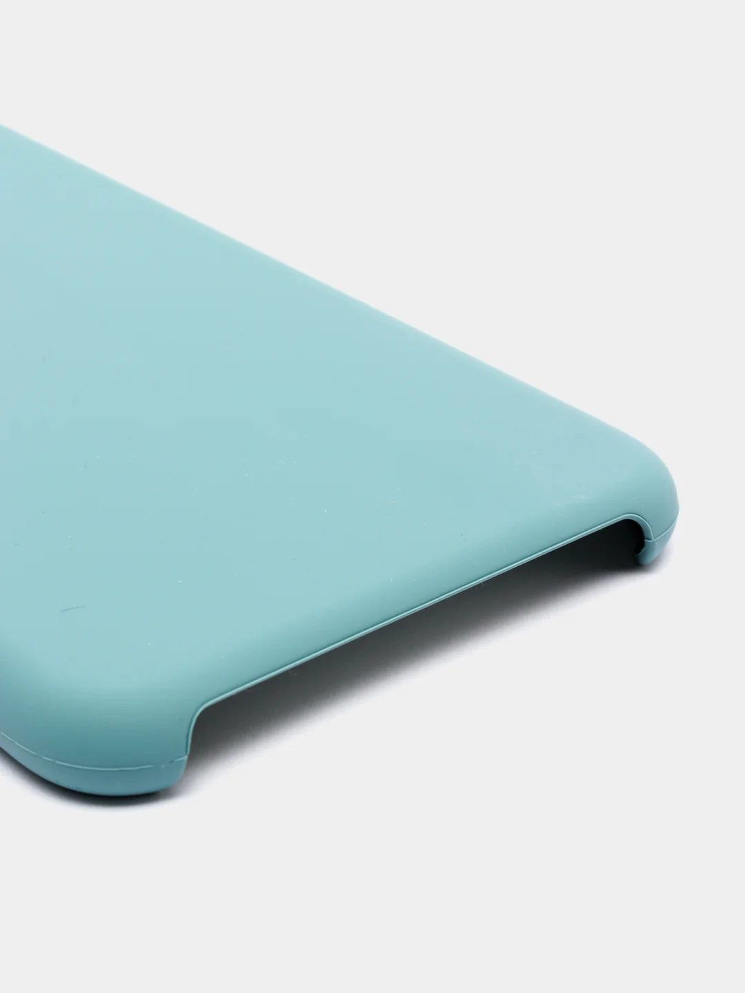 Бирюзовый чехол Silicone Case силиконовый с микрофиброй IPhone 5/5s/SE 6/6s 7/8 7+/8+ X/XS / 11 / 12