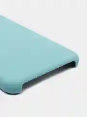 Бирюзовый чехол Silicone Case силиконовый с микрофиброй IPhone 5/5s/SE 6/6s 7/8 7+/8+ X/XS / 11 / 12