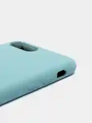Бирюзовый чехол Silicone Case силиконовый с микрофиброй IPhone 5/5s/SE 6/6s 7/8 7+/8+ X/XS / 11 / 12