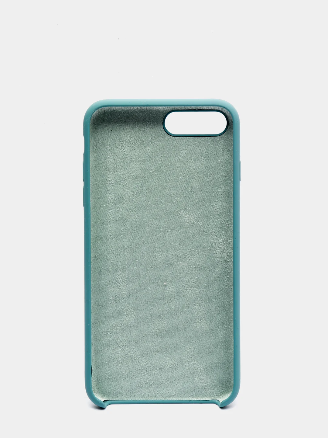 Бирюзовый чехол Silicone Case силиконовый с микрофиброй IPhone 5/5s/SE 6/6s 7/8 7+/8+ X/XS / 11 / 12