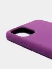 Фиолетовый чехол Silicone Case силиконовый с микрофиброй IPhone 5/5s/SE 6/6s 7/8 7+/8+ X/XS / 11 / 12