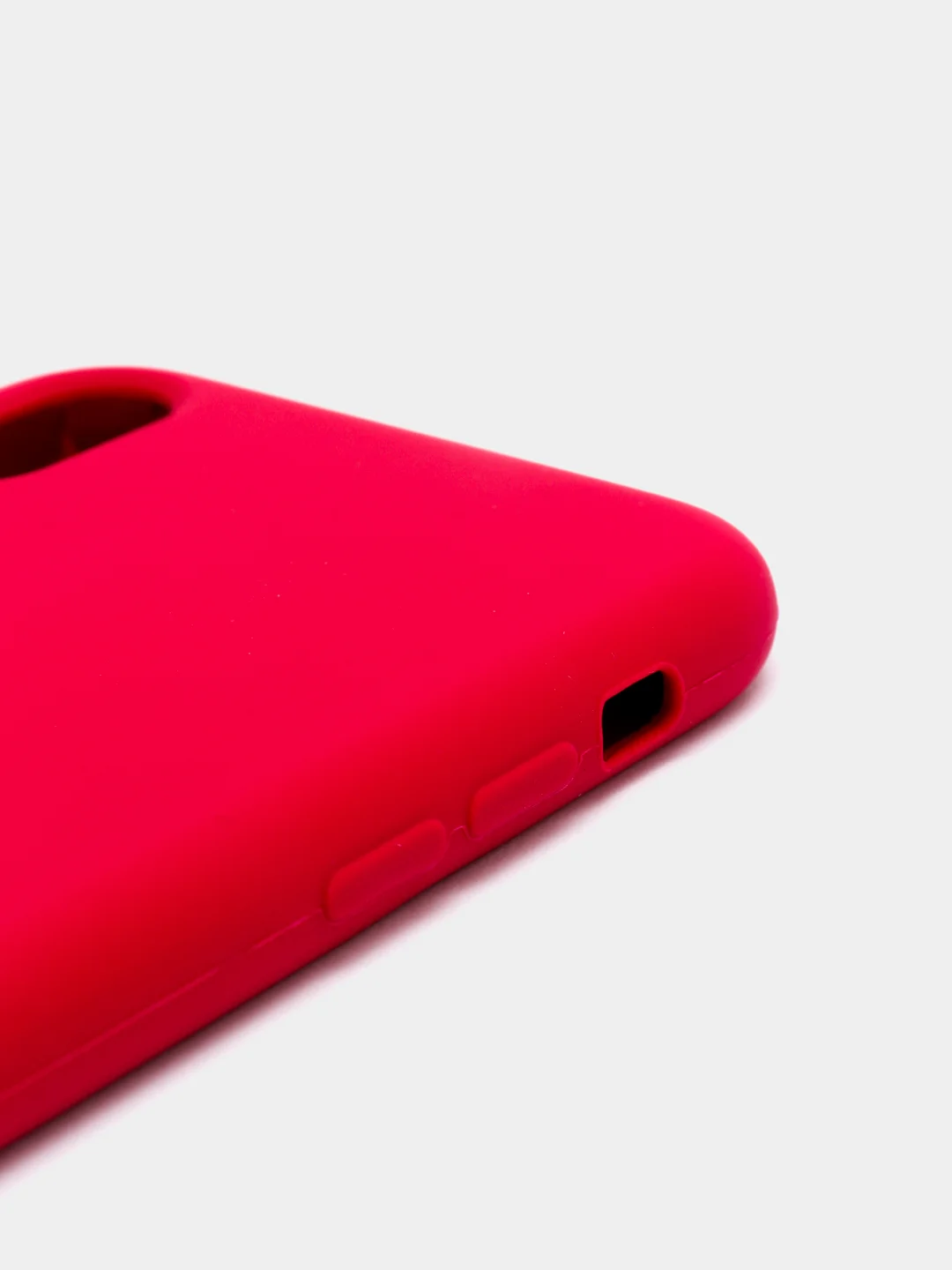 Багровый чехол Silicone Case силиконовый с микрофиброй IPhone 5/5s/SE 6/6s 7/8 7+/8+ X/XS / 11 / 12