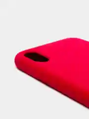 Багровый чехол Silicone Case силиконовый с микрофиброй IPhone 5/5s/SE 6/6s 7/8 7+/8+ X/XS / 11 / 12