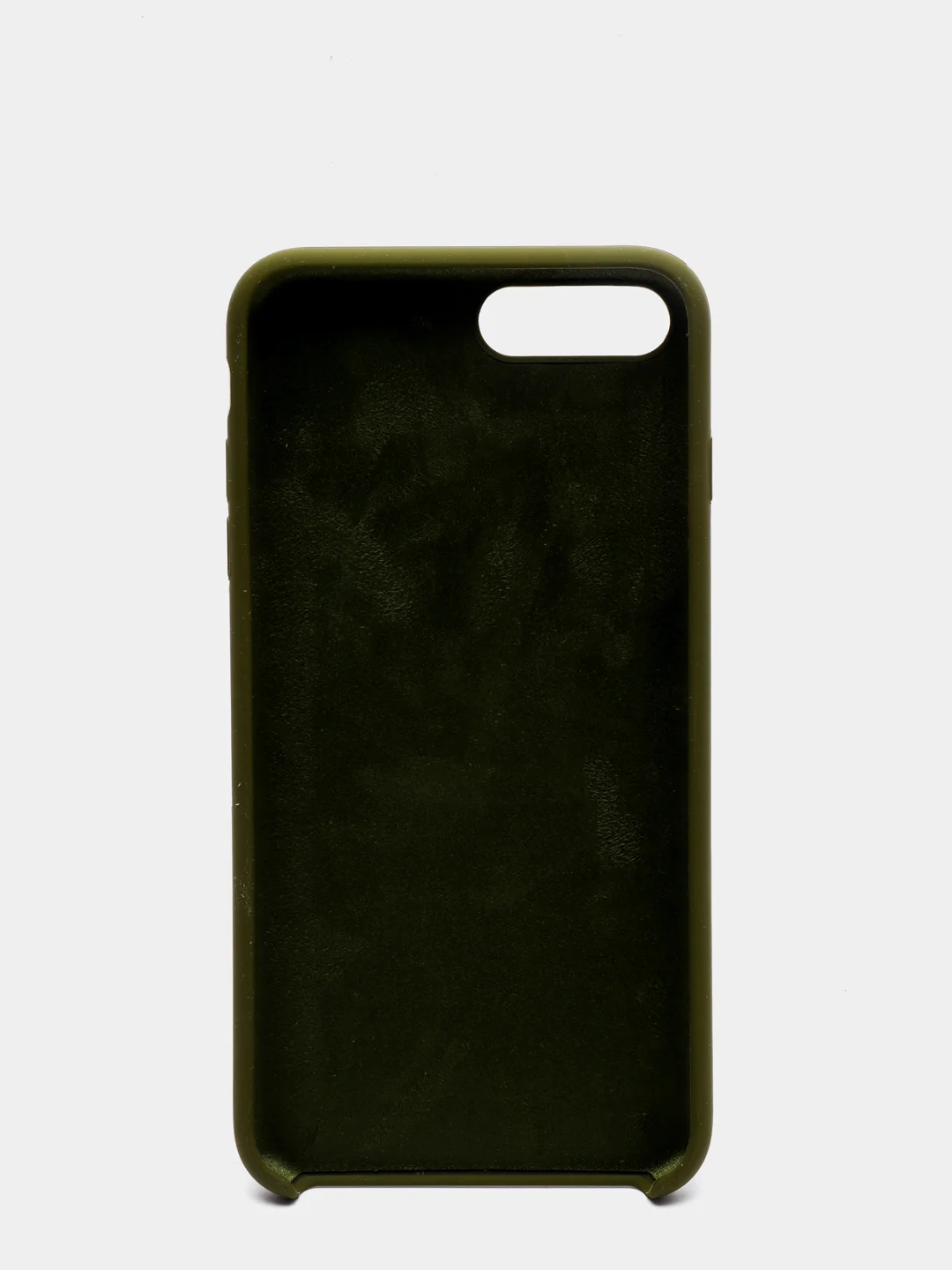 Зеленый чехол Silicone Case силиконовый с микрофиброй IPhone 5/5s/SE 6/6s 7/8 7+/8+ X/XS / 11 / 12