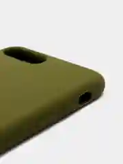 Зеленый чехол Silicone Case силиконовый с микрофиброй IPhone 5/5s/SE 6/6s 7/8 7+/8+ X/XS / 11 / 12