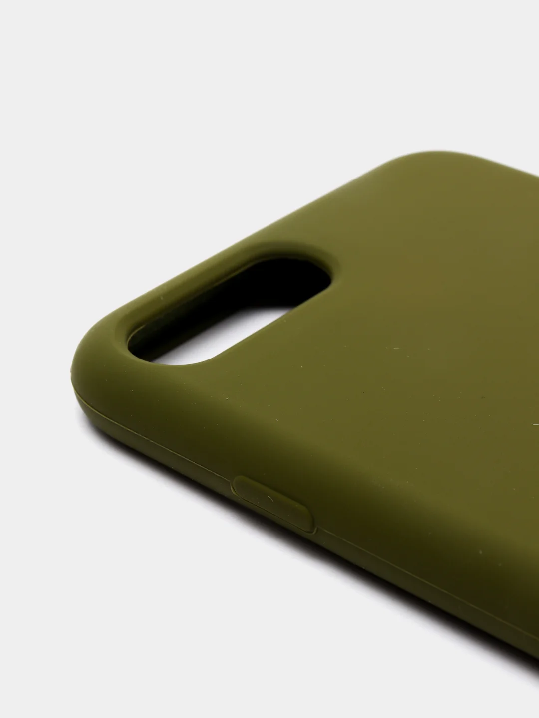 Зеленый чехол Silicone Case силиконовый с микрофиброй IPhone 5/5s/SE 6/6s 7/8 7+/8+ X/XS / 11 / 12