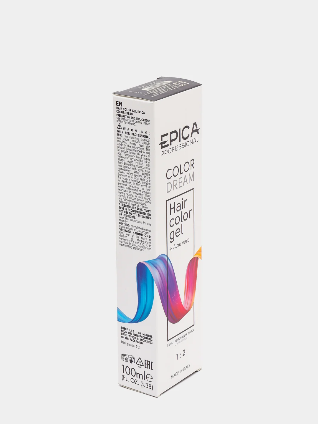 Epica colordream 5.73 Гель-краска светлый шатен шоколадно-золотистый, 100 мл