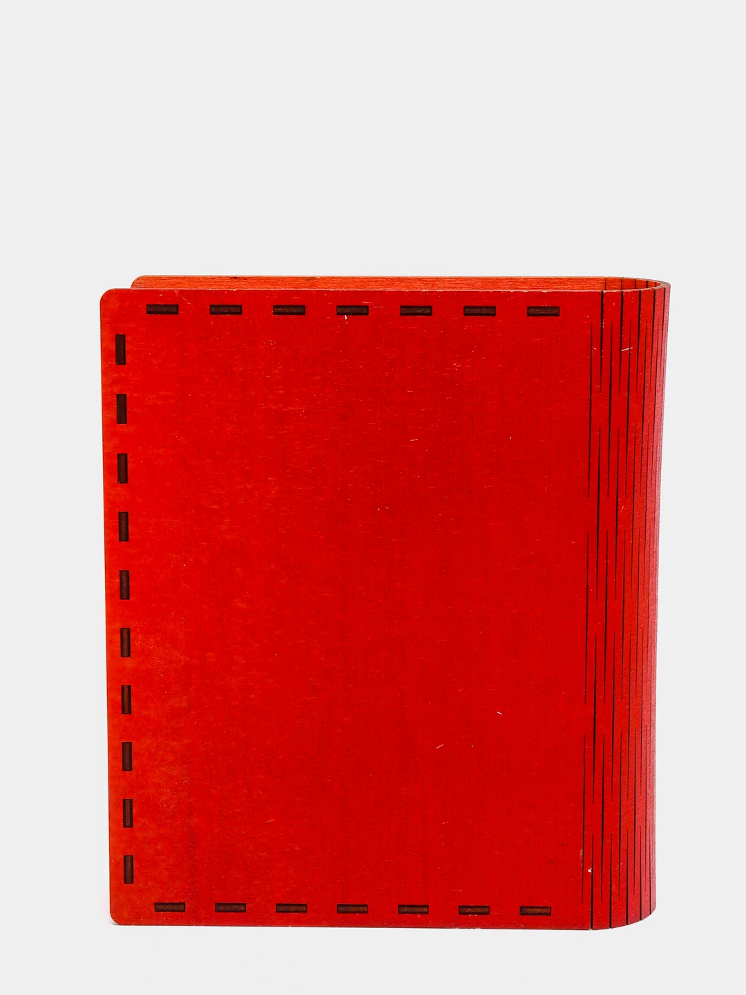 Бордовый коробка-книга деревянная "Новогодняя", 11 видов