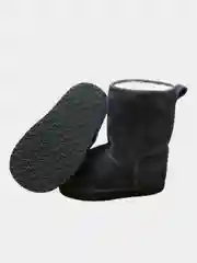 Серый угги детские/меховые сапожки/сапожки детские на липучке