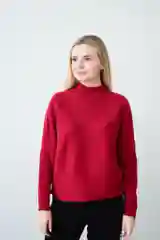 Красный водолазка