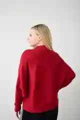 Красный водолазка