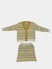 Детский костюм для девочки: Кардиган и юбка