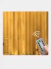 Гирлянда с крючками и пультом от USB белый 2,4 х 2 метра