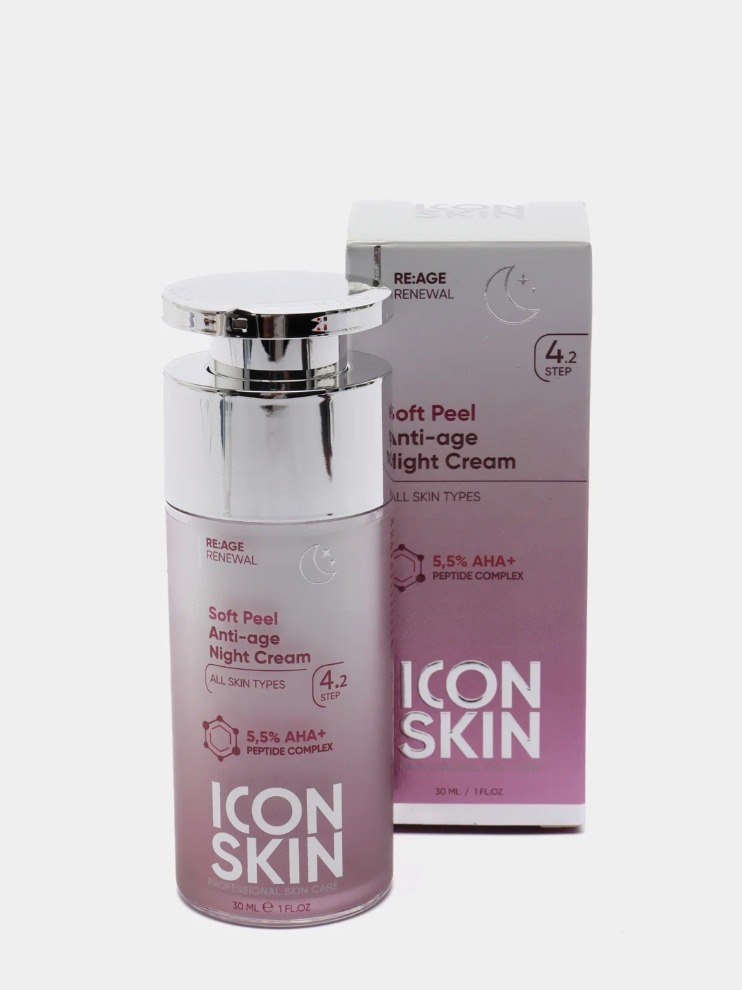 ICON SKIN Омолаживающий ночной крем Soft Peel, 30 мл