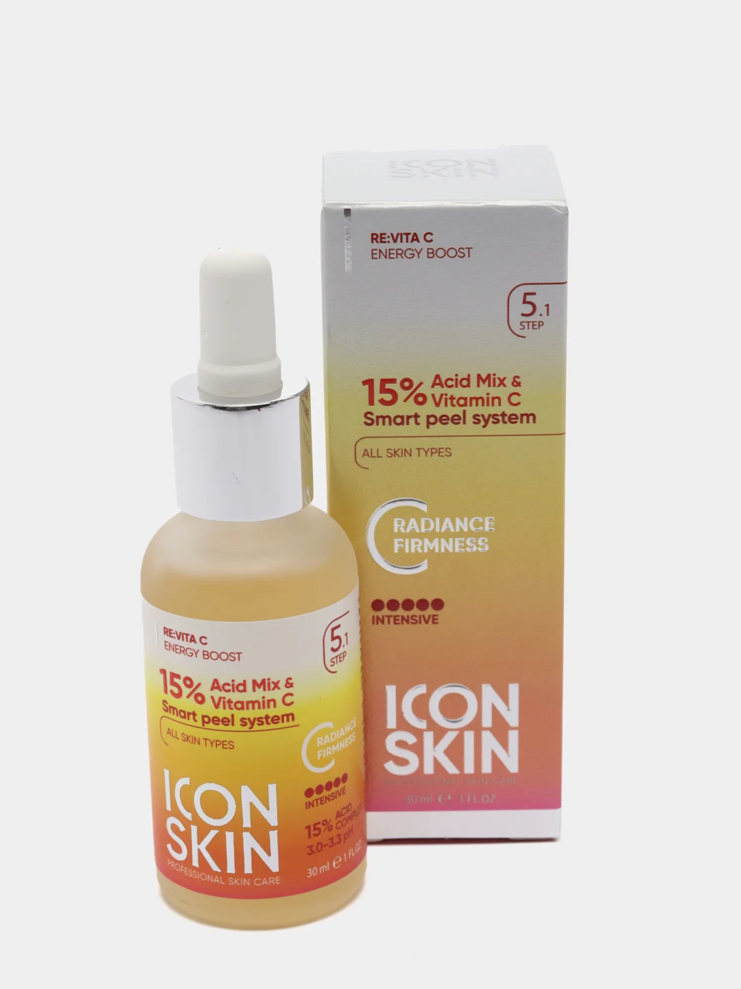 ICON SKIN Пилинг для лица 15% с витамином С, 30 мл
