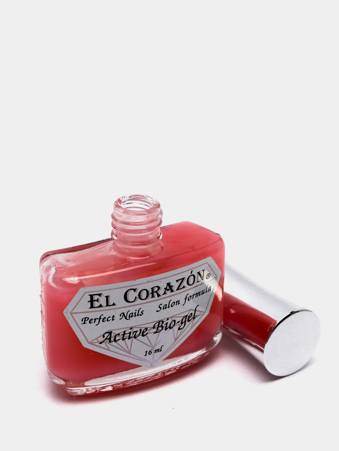Лечебный лак АКТИВНЫЙ Био-гель для ногтей Эль Коразон №423 EL CORAZON Active Bio-gel 16 мл